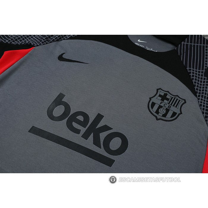 Chandal del Barcelona Manga Corta 22-23 Gris - Pantalon Corto